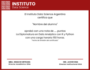 Certificado en Data Analytics con R y Python