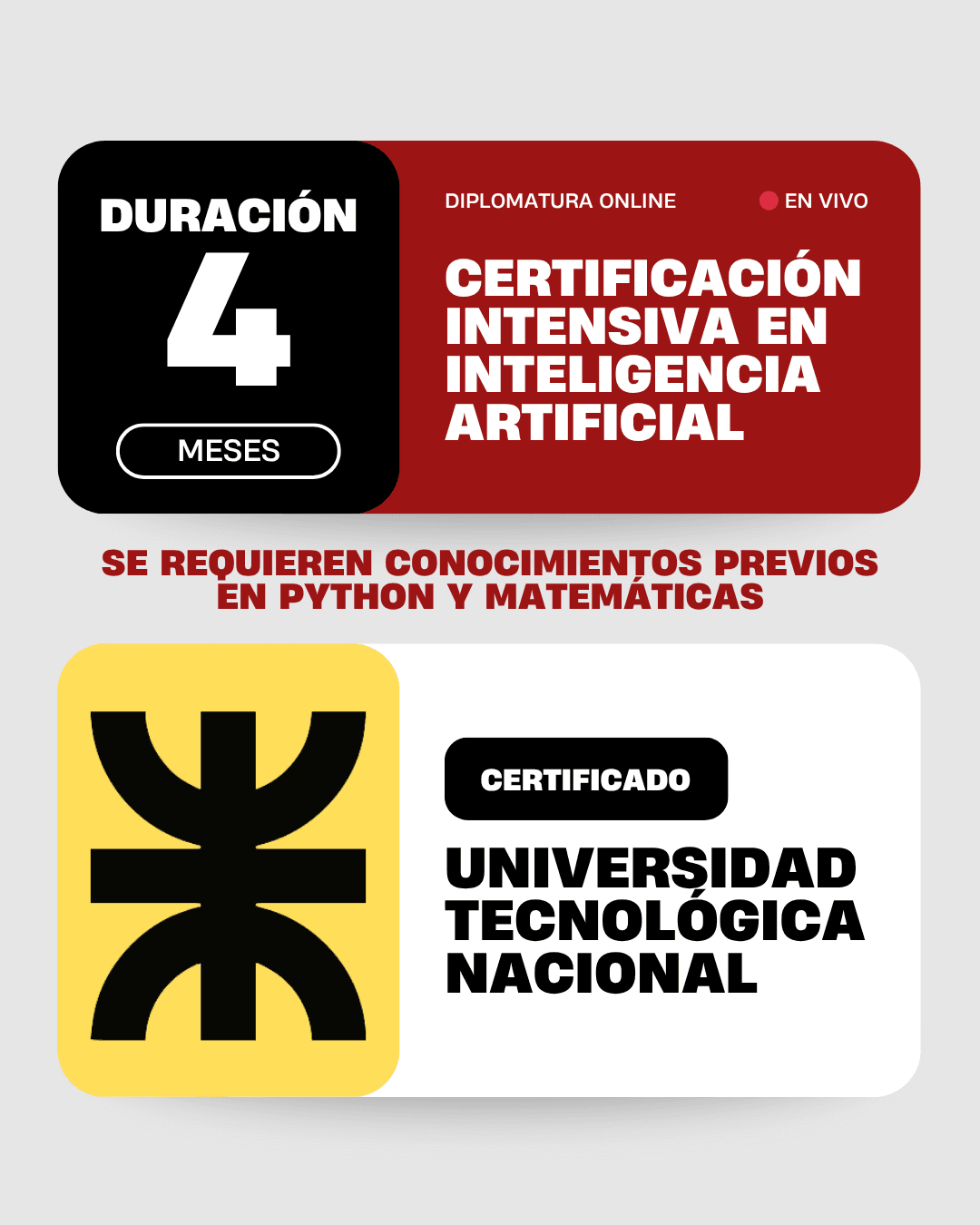 certificación intensiva en inteligencia artificial