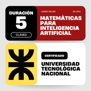 Matemáticas para Inteligencia Artificial