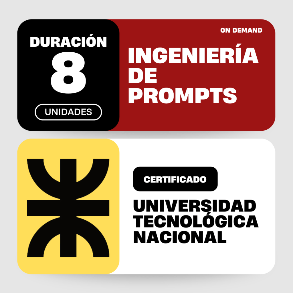 ingeniería de prompts con certificación UTN